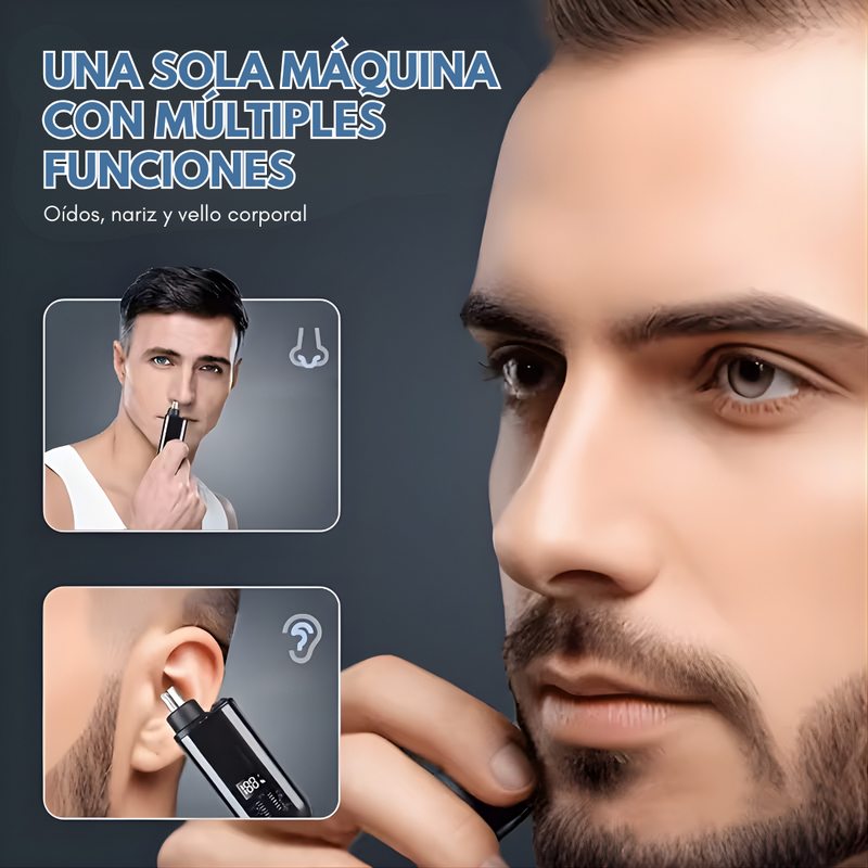 CORTADOR DE VELLO NASAL – Precisión segura, higiene personal y cuidado discreto en segundos