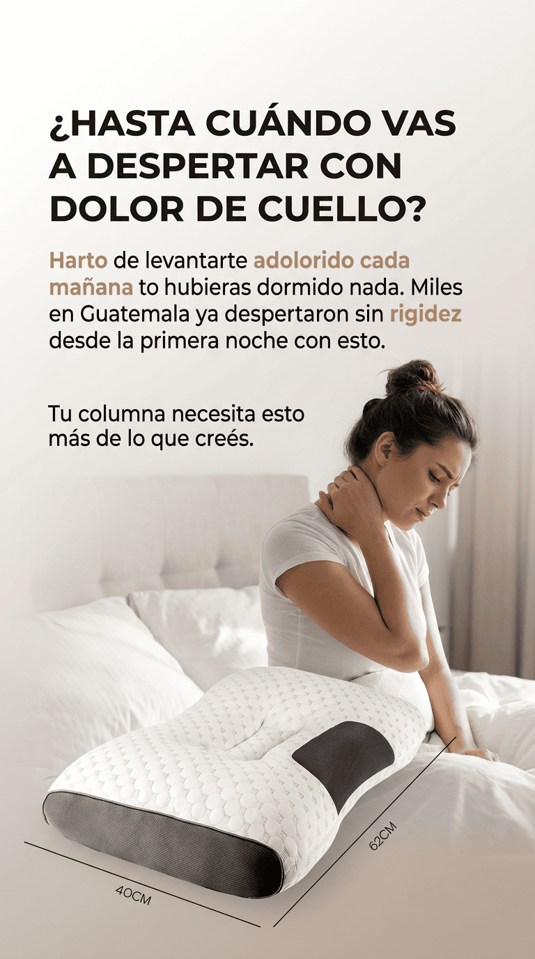 ALMOHADA CERVICAL- Despierta sin dolores en el cuello
